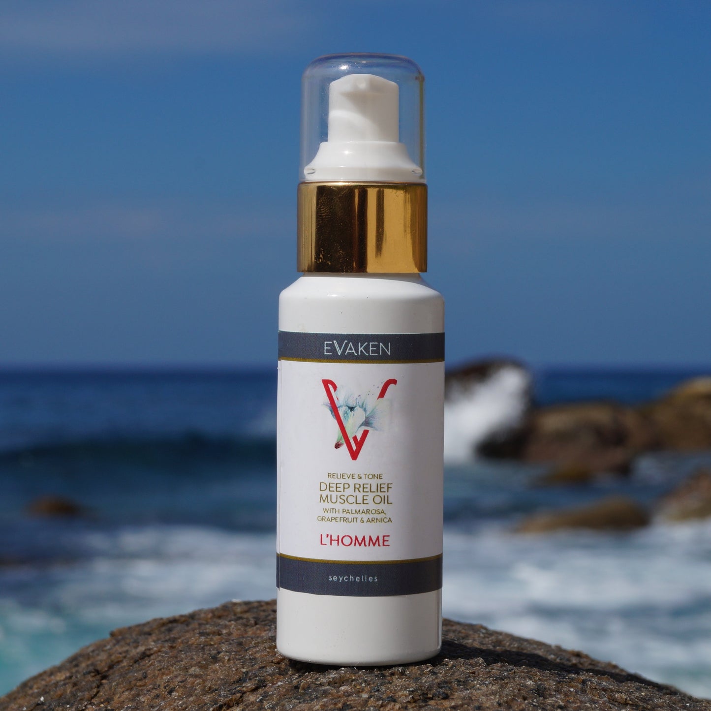 Deep Relief Muscle Oil with Palmrosa, Grapefruit & Arnica.