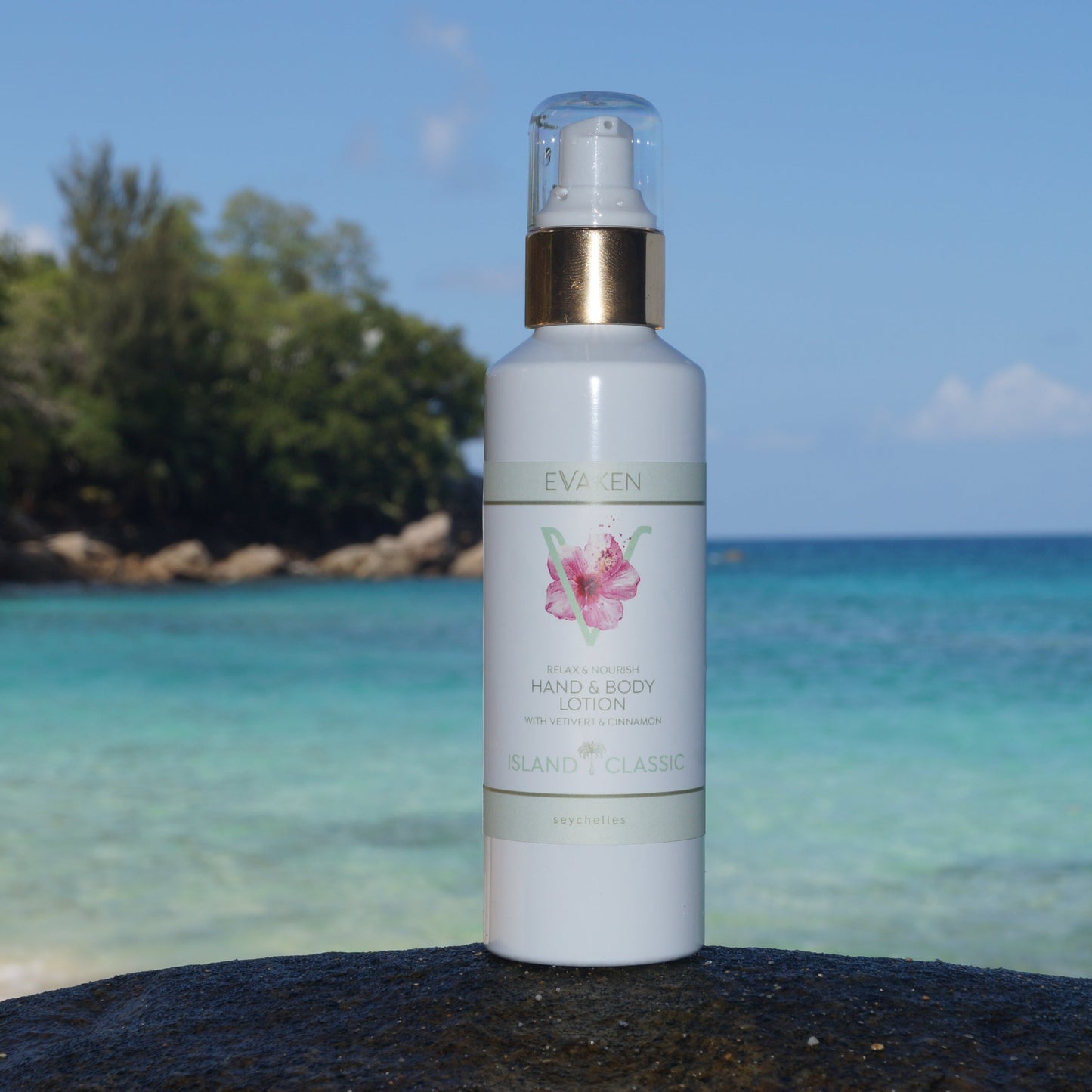 EVAKEN | Hand- und Körperlotion mit Zimt und Vetiver für zart duftende Haut