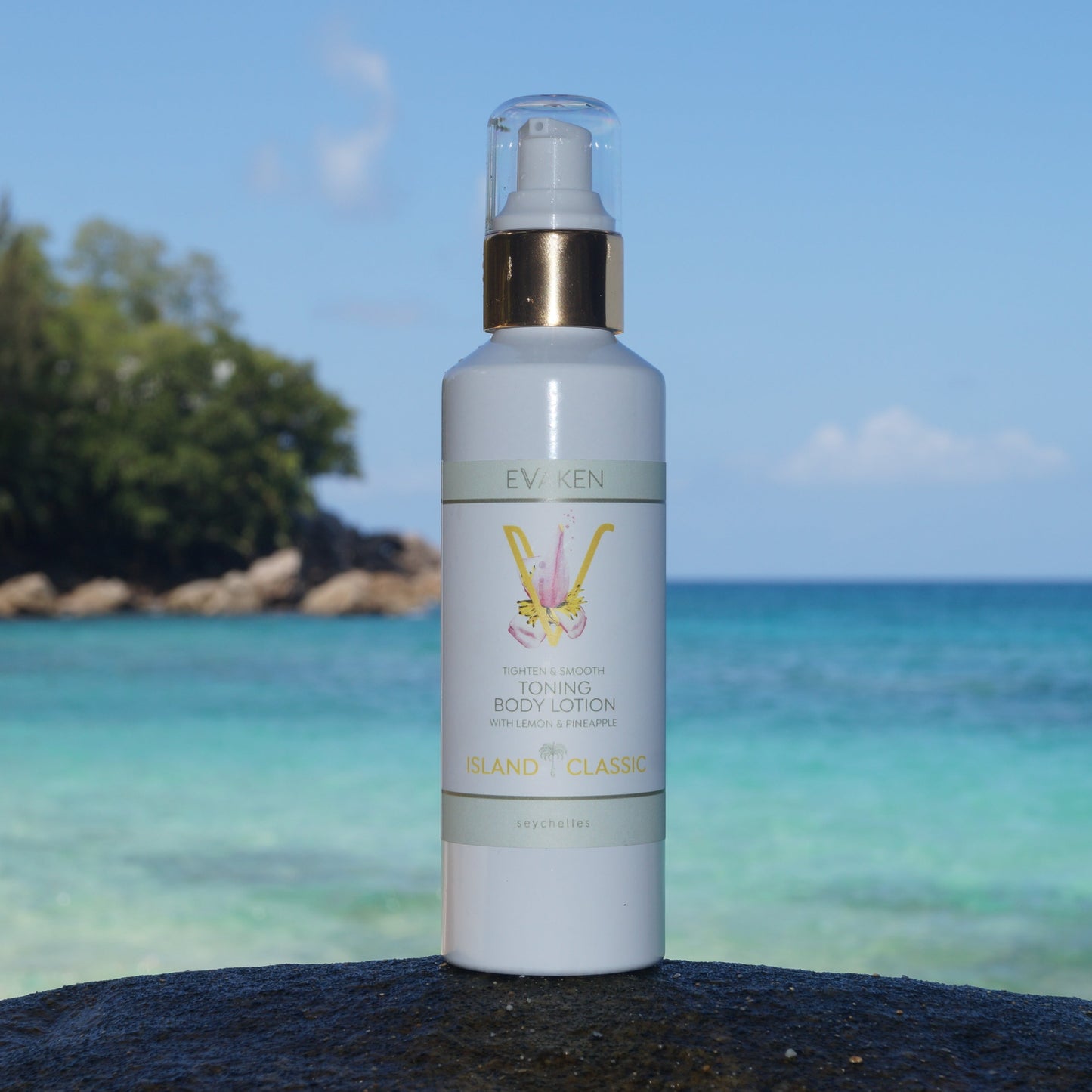 EVAKEN | Straffende formende Körperlotion mit Ananas und Zitrone regt die Fettverbrennung der Zellen an optibal bei Gewichtsabnahme Schwangerschaft