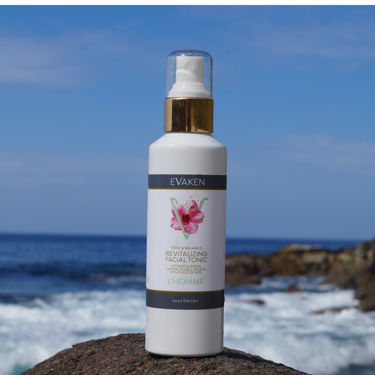 EVAKEN | Revitalisierendes Gesichts Tonic für Männer mit Coco de Mer L`Homme