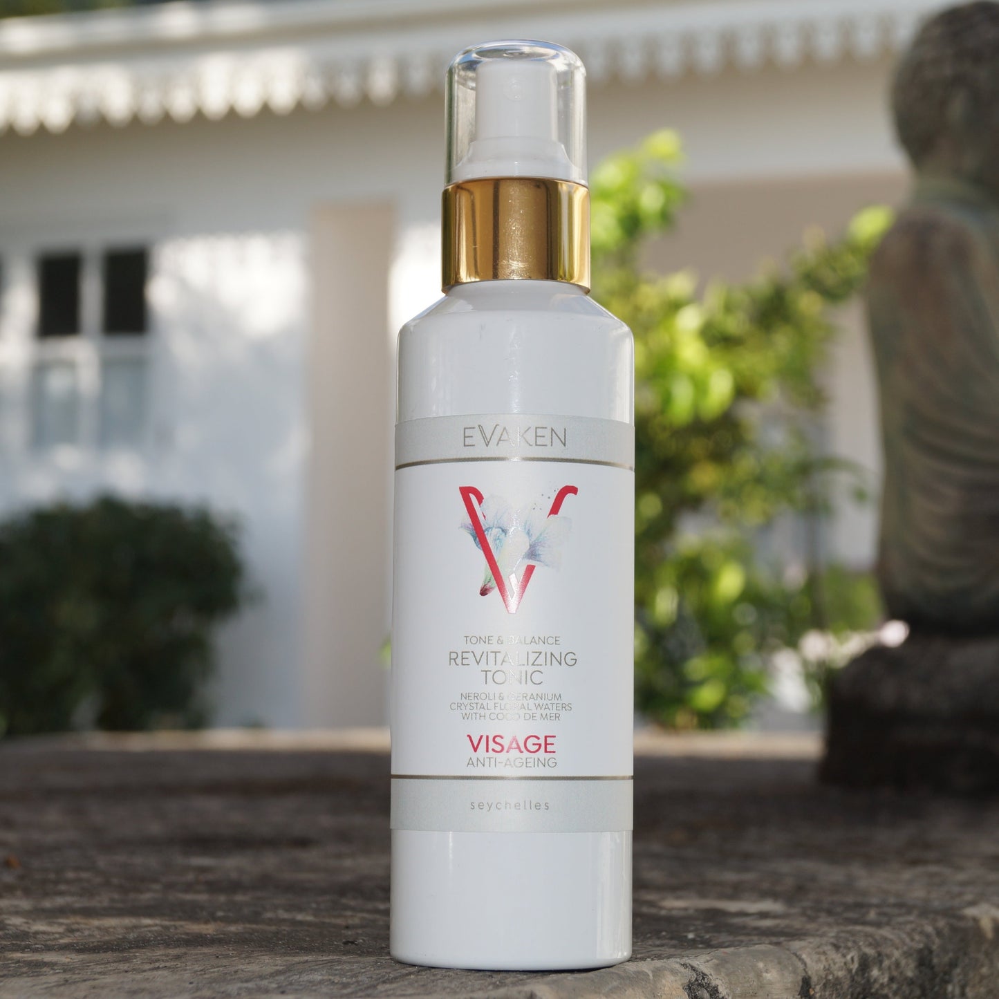 EVAKEN | Gesichts Tonic mit Geranie und Neroli Anti Ageing das Gesichtswasser gegen Altersflecken und geplatzte Äderchen