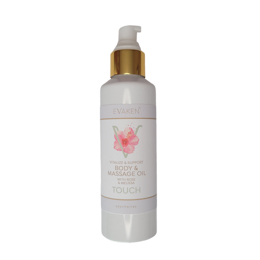 Massage & Body Oil - Gratitude - Spannkraft für trockene, reife Haut mit Rose und Melisse
