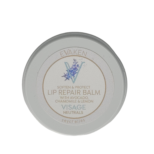 EVAKEN | Natürliche Lippenpflege Repair Balsam mit Avocado, Bienenwachs Kamille Zitrone für zarte geschmeidige Lippen